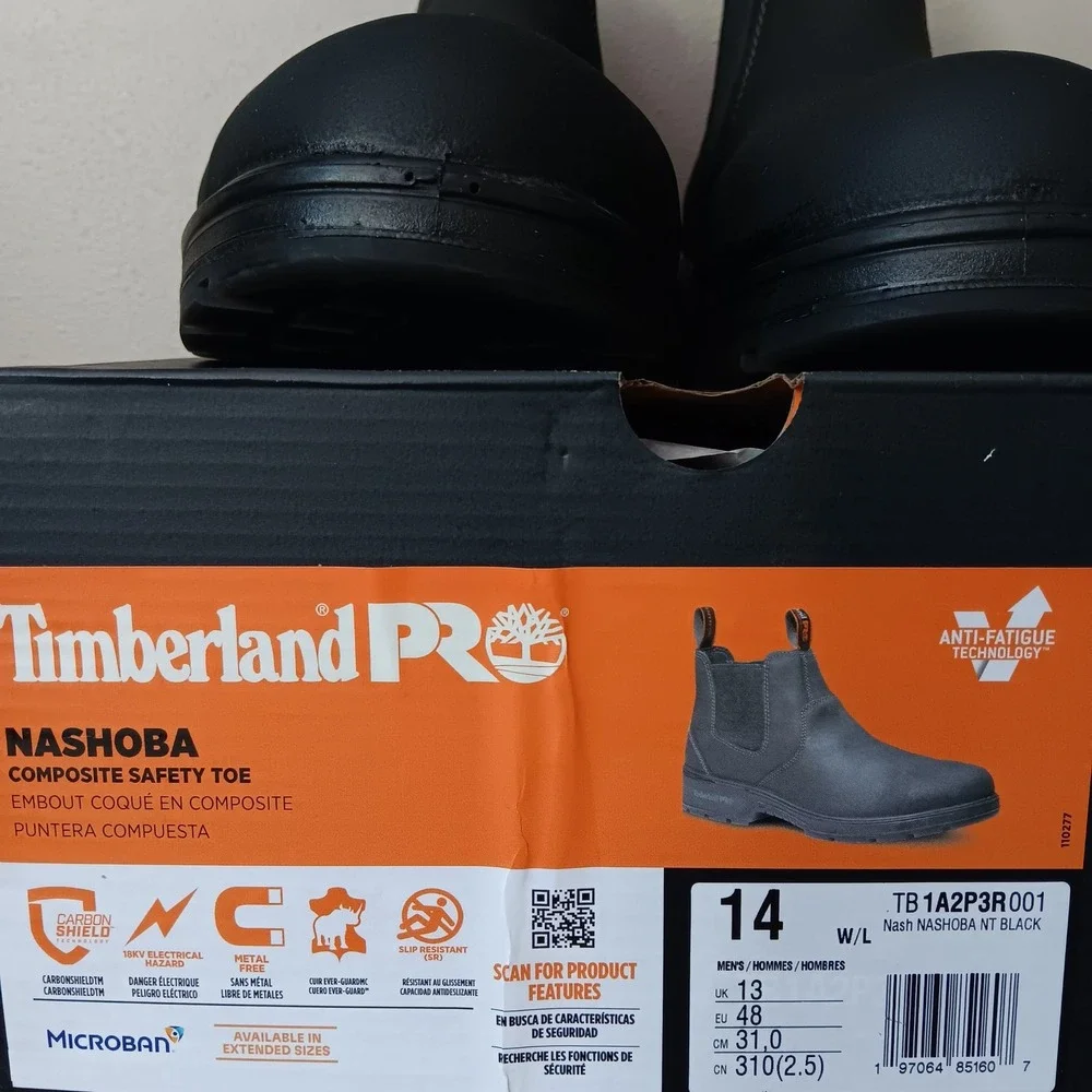 Timberland PRO Black Chelsea Work Boots
